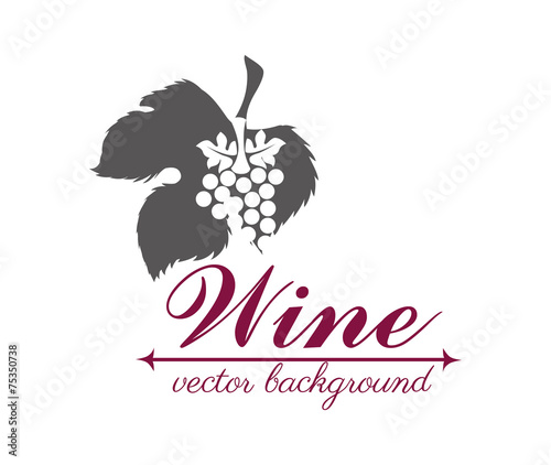 Wine design over white backgroundvector illustration