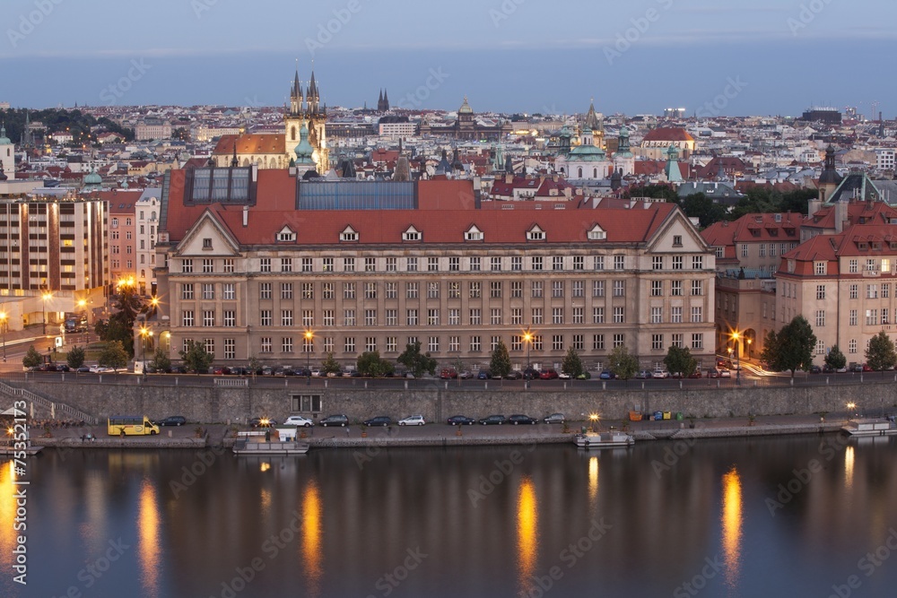 Panorama of Prague, Czech Republic