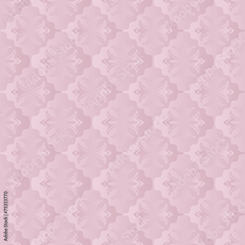 pink background with ornament or wallpaper seamless