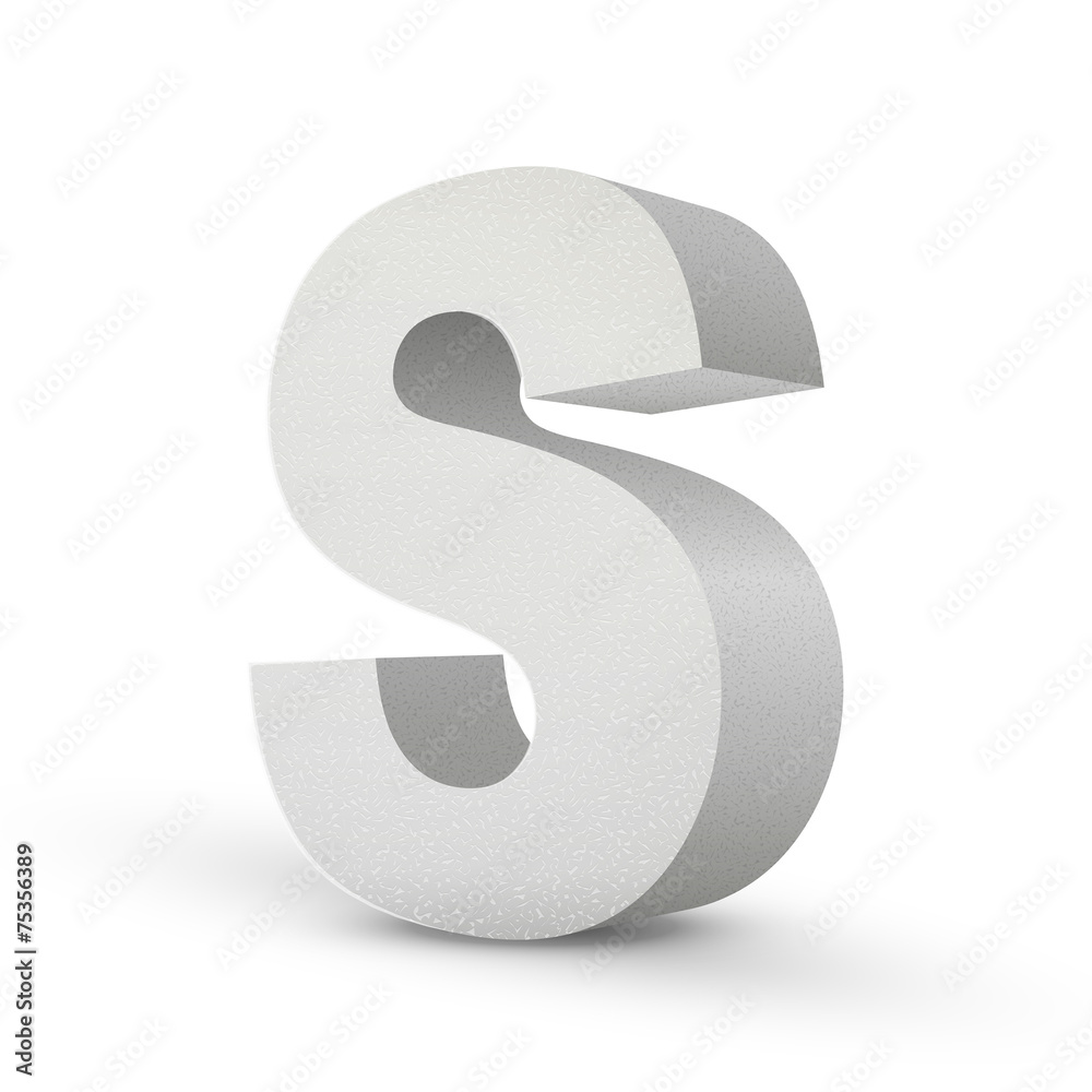 white letter S Stock-Vektorgrafik | Adobe Stock