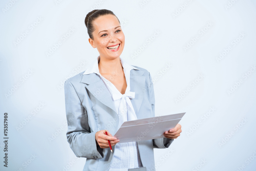 discusses business woman with colleagues discusses business woman with colleagues