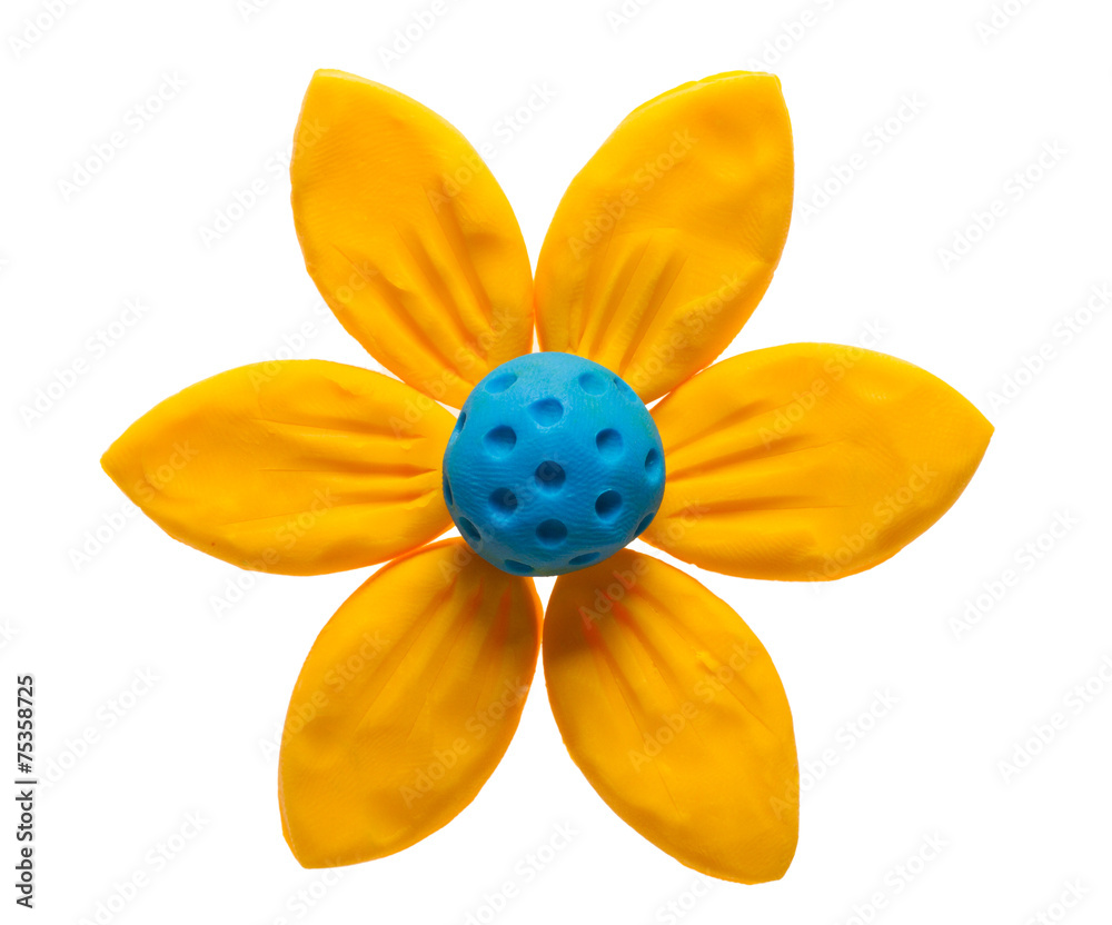 Plasticine flower Plasticine flower