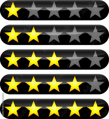 rating stars icons