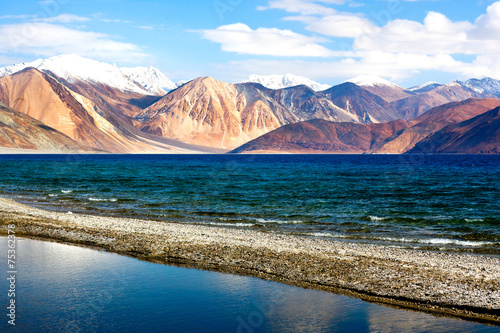 Pangong Tso Lake in Ladakh, India © Zzvet
