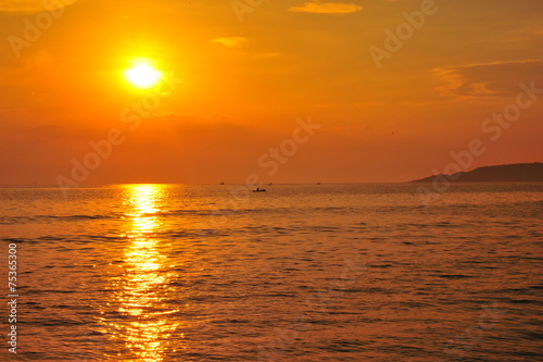 Sunset on the Beach © karinkamon