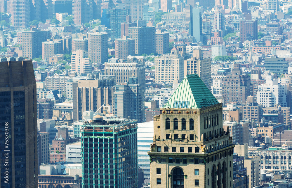 Fototapeta premium Old buildings of New york