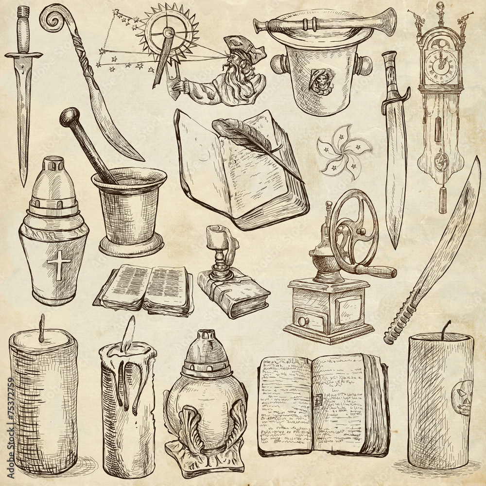 Obraz premium Objects - Full sized illustrations