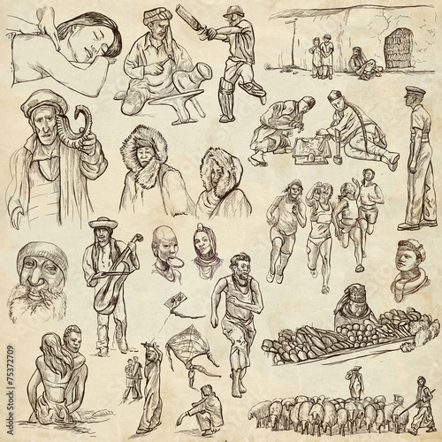Natives - Hand drawn illustrations