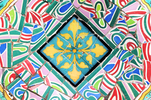 Tableau sur toile Mosaic Decorative Background