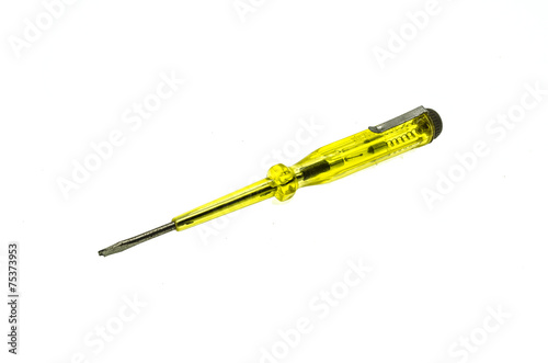 screwdriver isolated on white