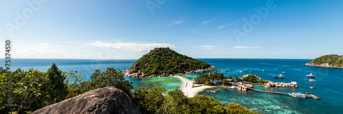 Koh Tao panorama - a paradise island