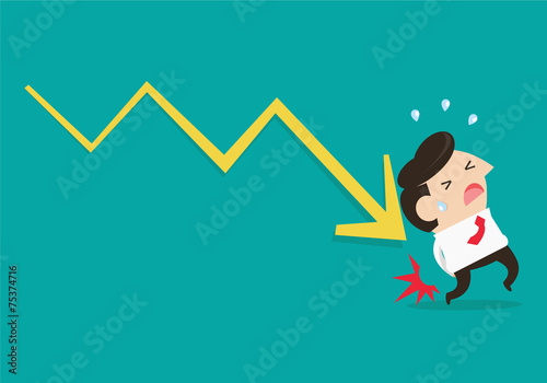 Businessman lose money