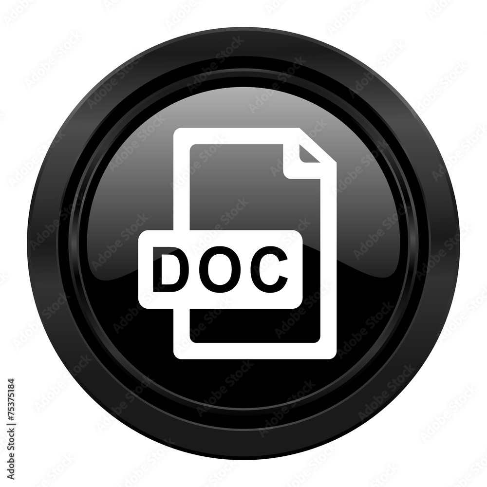 doc file black icon doc file black icon