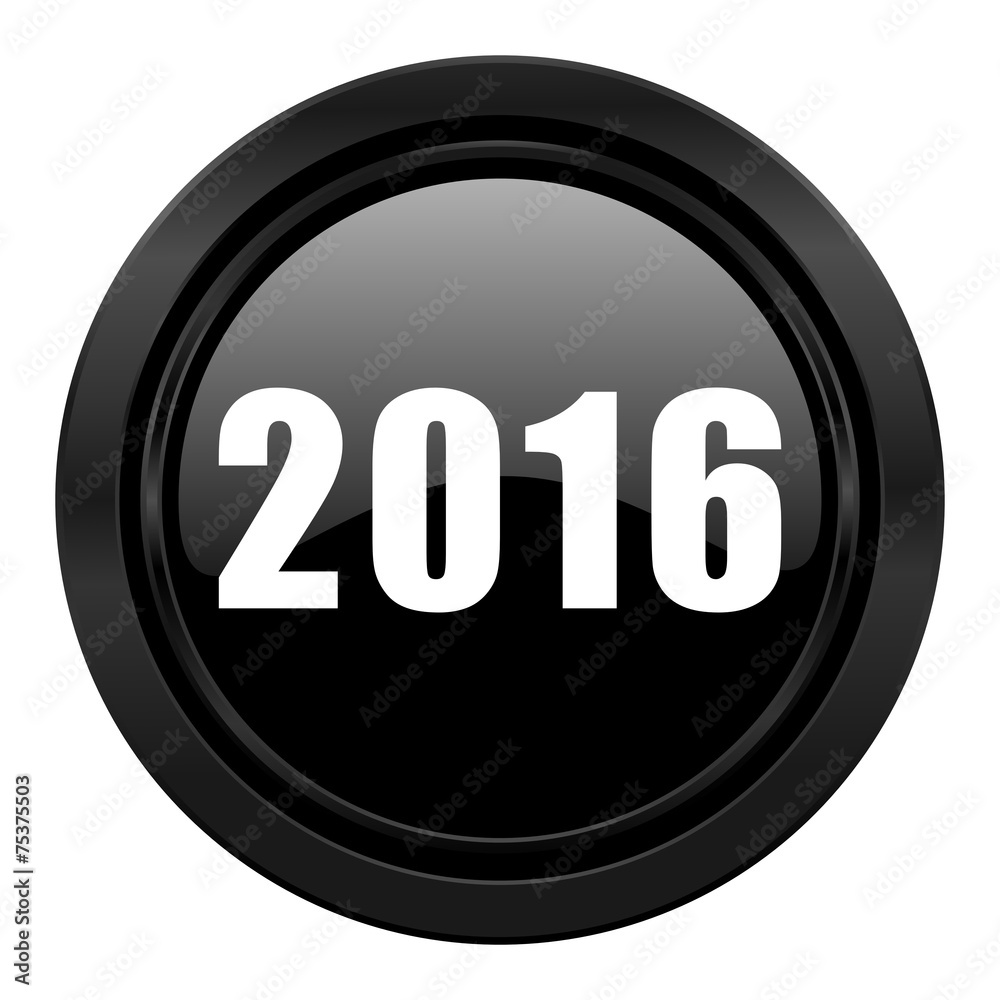 new year 2016 black icon new years symbol new year 2016 black icon new years symbol
