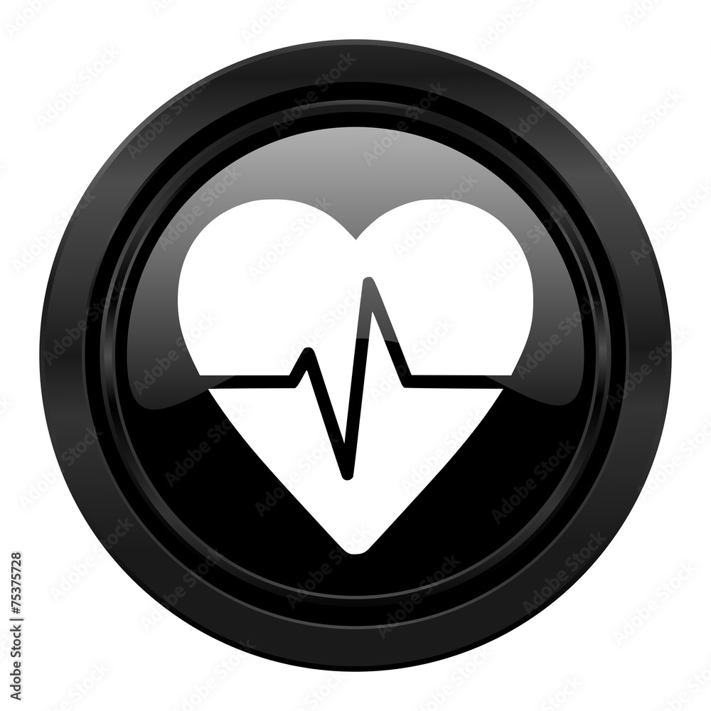 pulse black icon heart rate sign pulse black icon heart rate sign