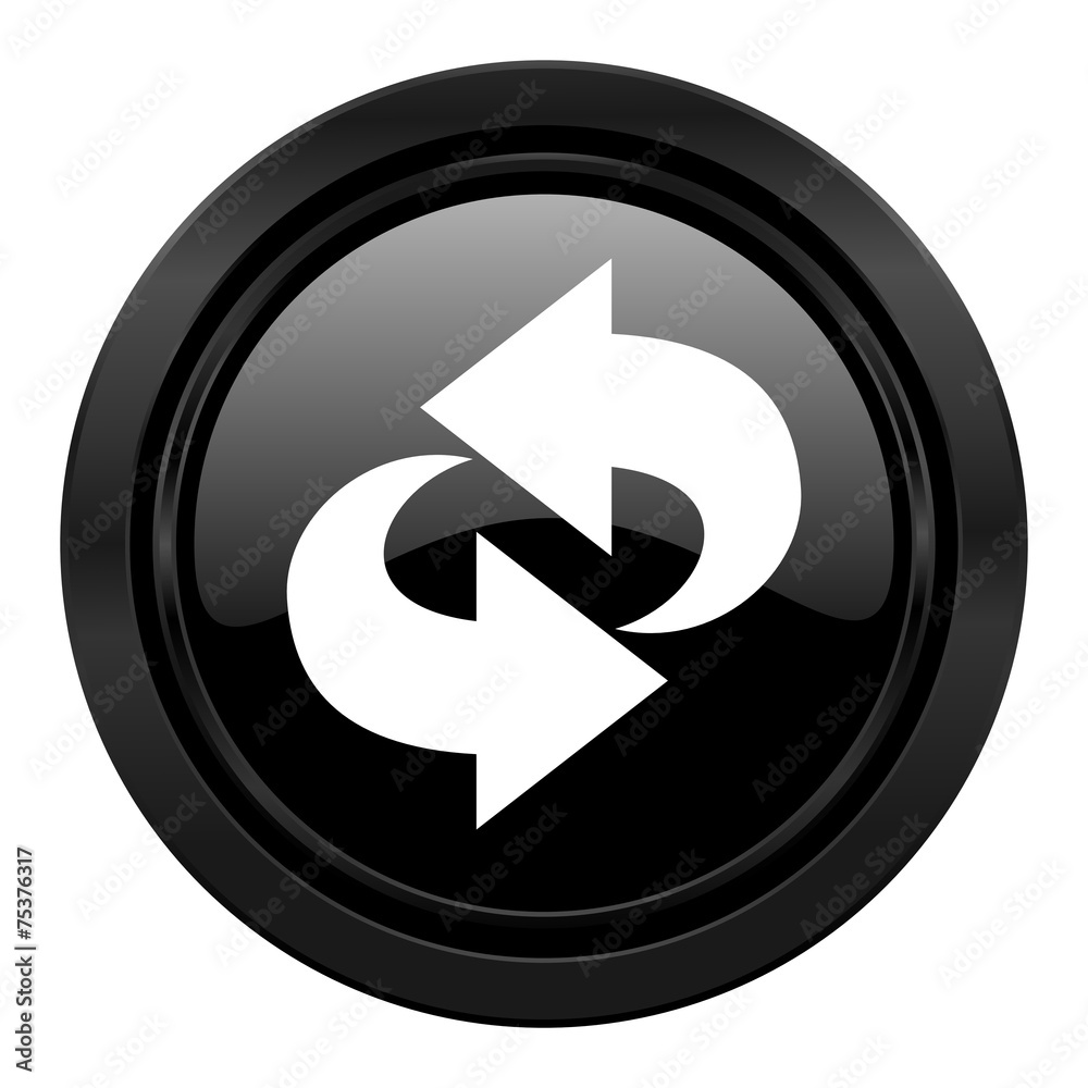 rotation black icon refresh sign rotation black icon refresh sign