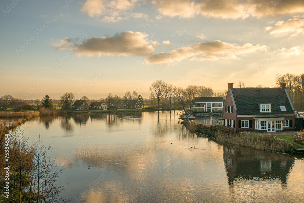 Obraz premium View on a river