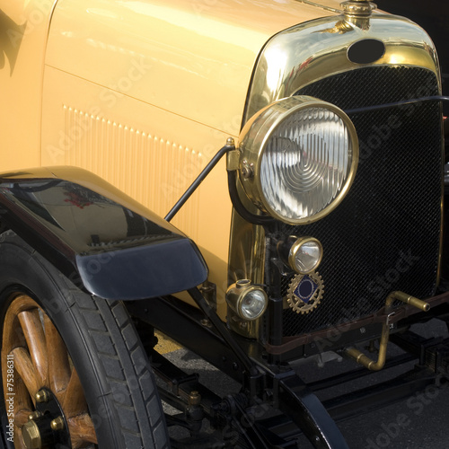 Close up of vintage car