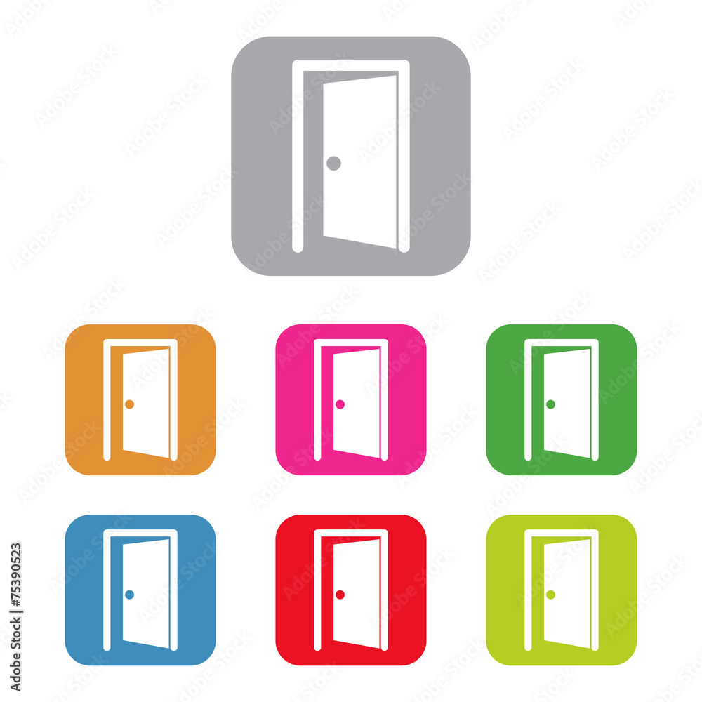 door enter or exit internal door