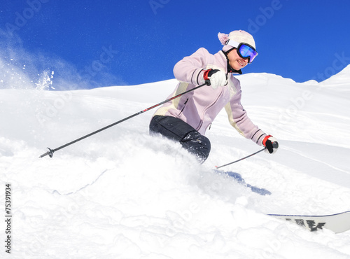 mit Freude skifahren