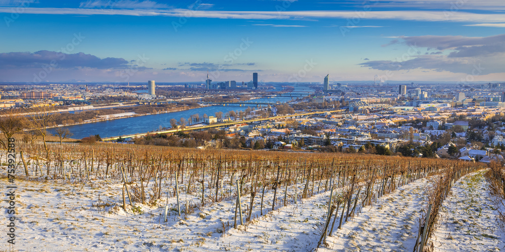 Naklejka premium Zima w Wiedniu