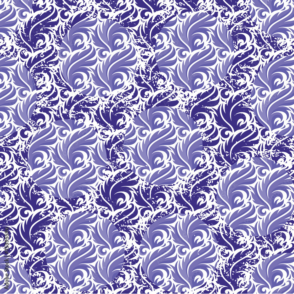 Patterned frame of curls Patterned frame of curls