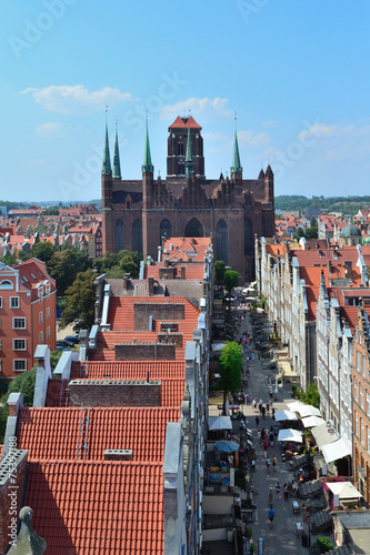 Top-view of Gdansk #75397188