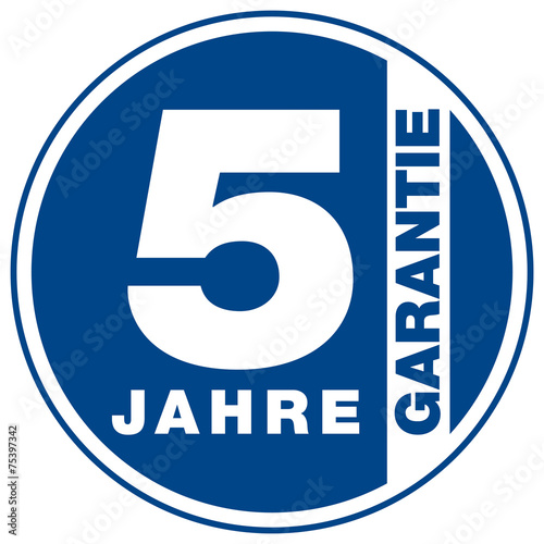 Garantie - 5 Jahre