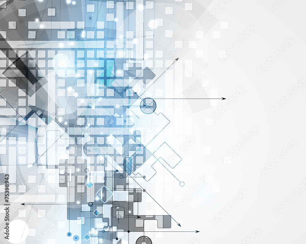 abstract technology background Business & development direction
