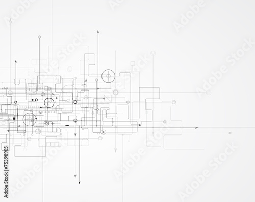 abstract technology background Business & development direction