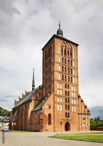 Church of St. Saint Catherine of Alexandria in Braniewo. Poland photo