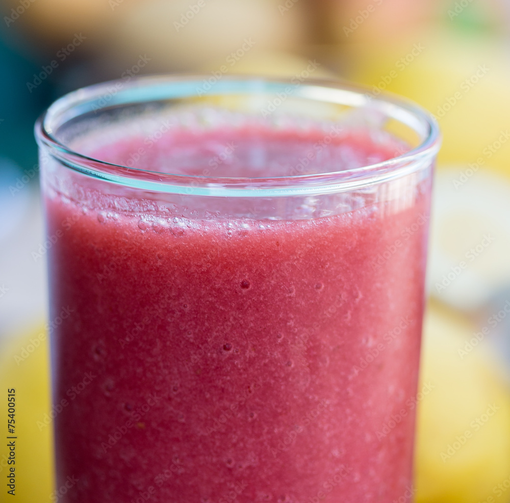 Strawberry Smoothie Shows Milk Shake And Beverage Strawberry Smoothie Shows Milk Shake And Beverage