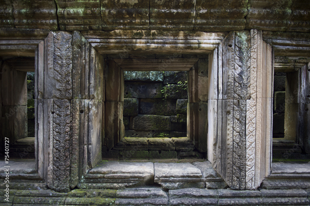 Angkor Jungle Temple Crumbling Architecture