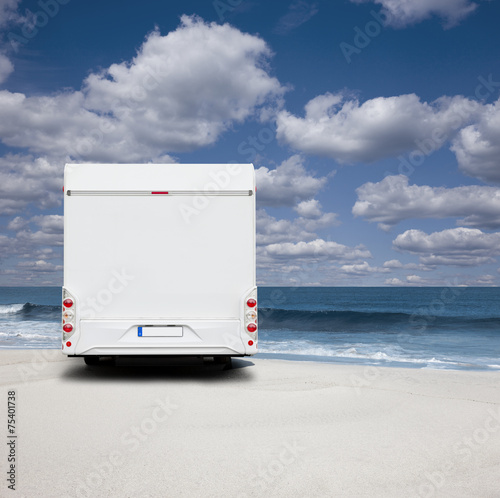 Reisemobil am Strand
