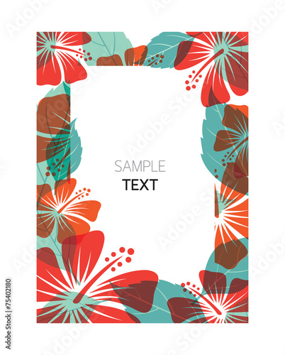 Hibiscus Frame