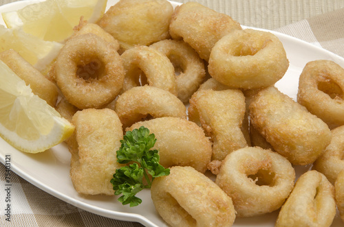 Fried calamari