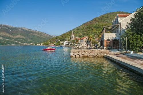 view of old town by sea