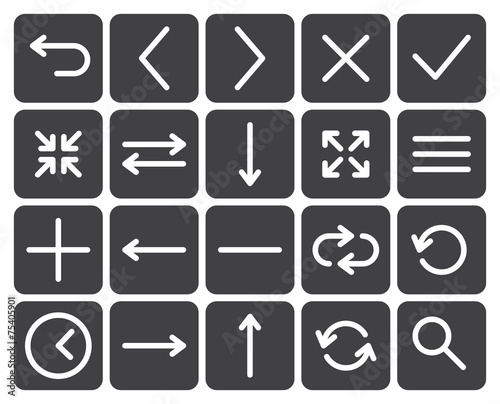 Web icons