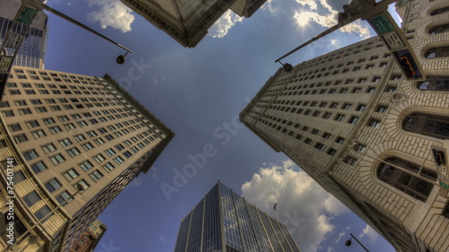 4K Time lapse HDR Cincinnati skyscraper