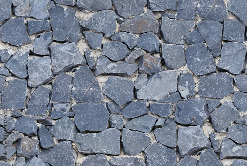 seamless black ashlar old stone wall texture