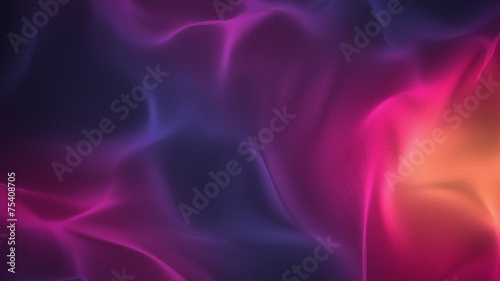 3D Looping Background - Wavy purple digital fabric