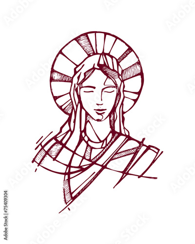 Mary face e