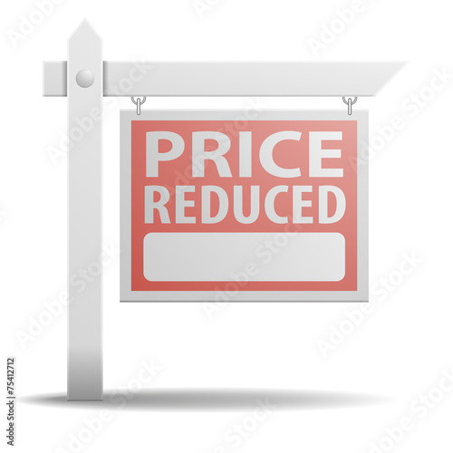 Sign Price Reduced