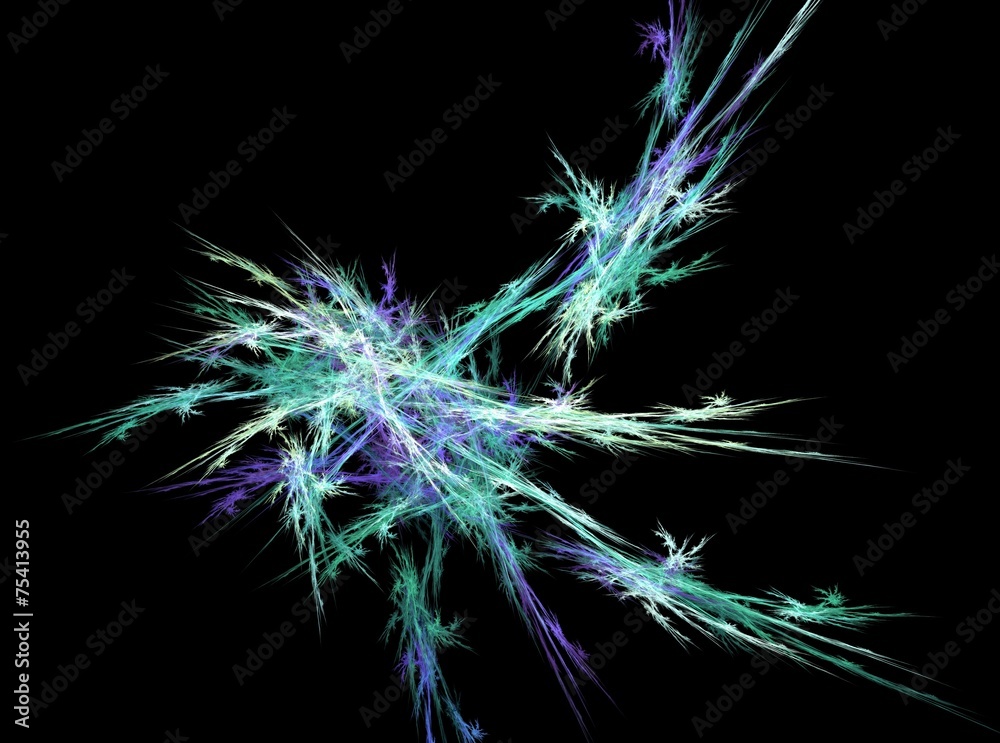 Turquoise bright abstract fractal effect light background Turquoise bright abstract fractal effect light background