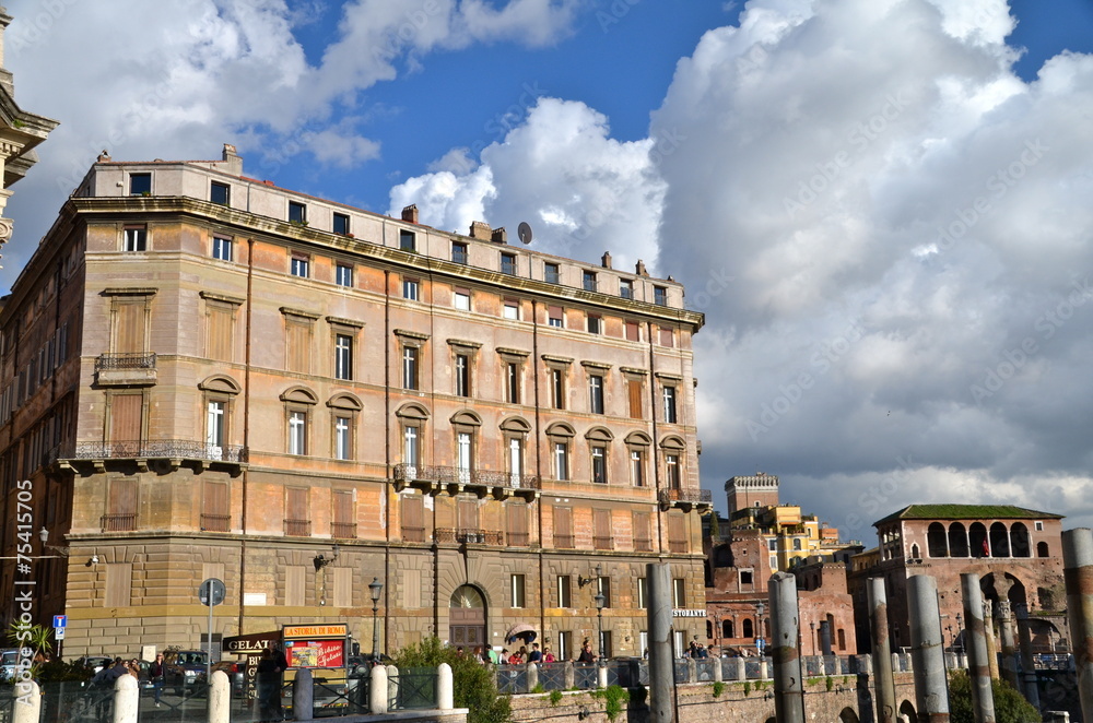 Fototapeta premium Trajan's Forum in Rome, Italy