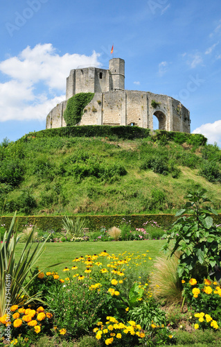 historical castle of Gisors in Normandie photo