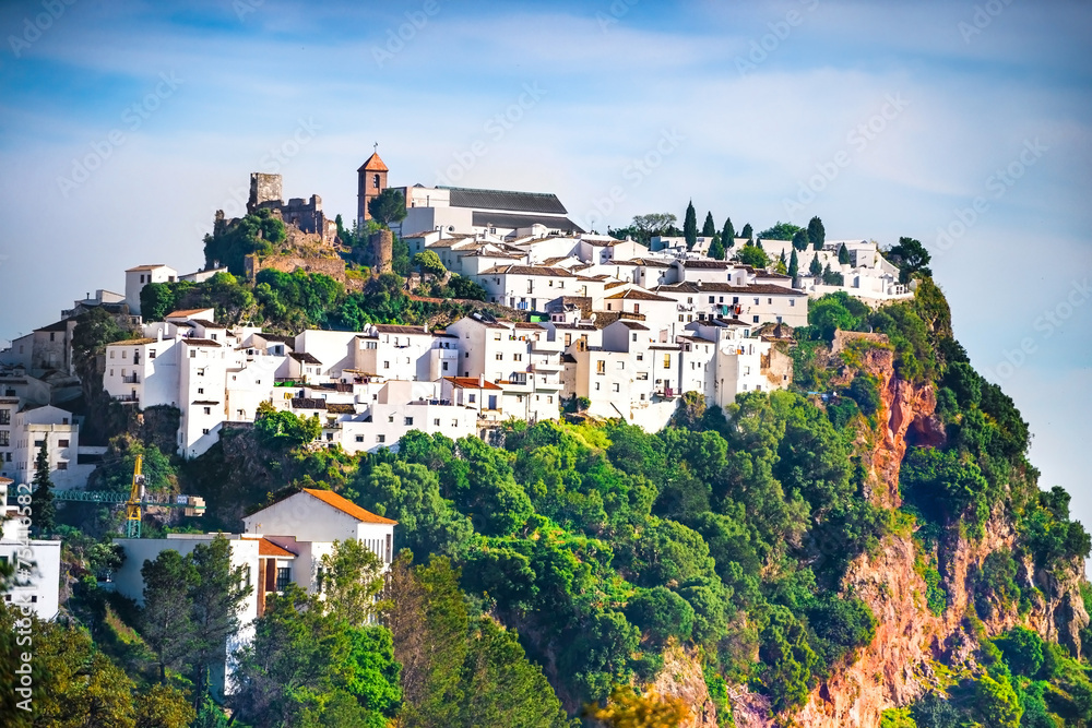 White houses in Andalusia, Spain.