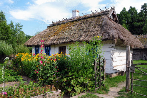Tradycyjna osada wiejska na podlasiu
