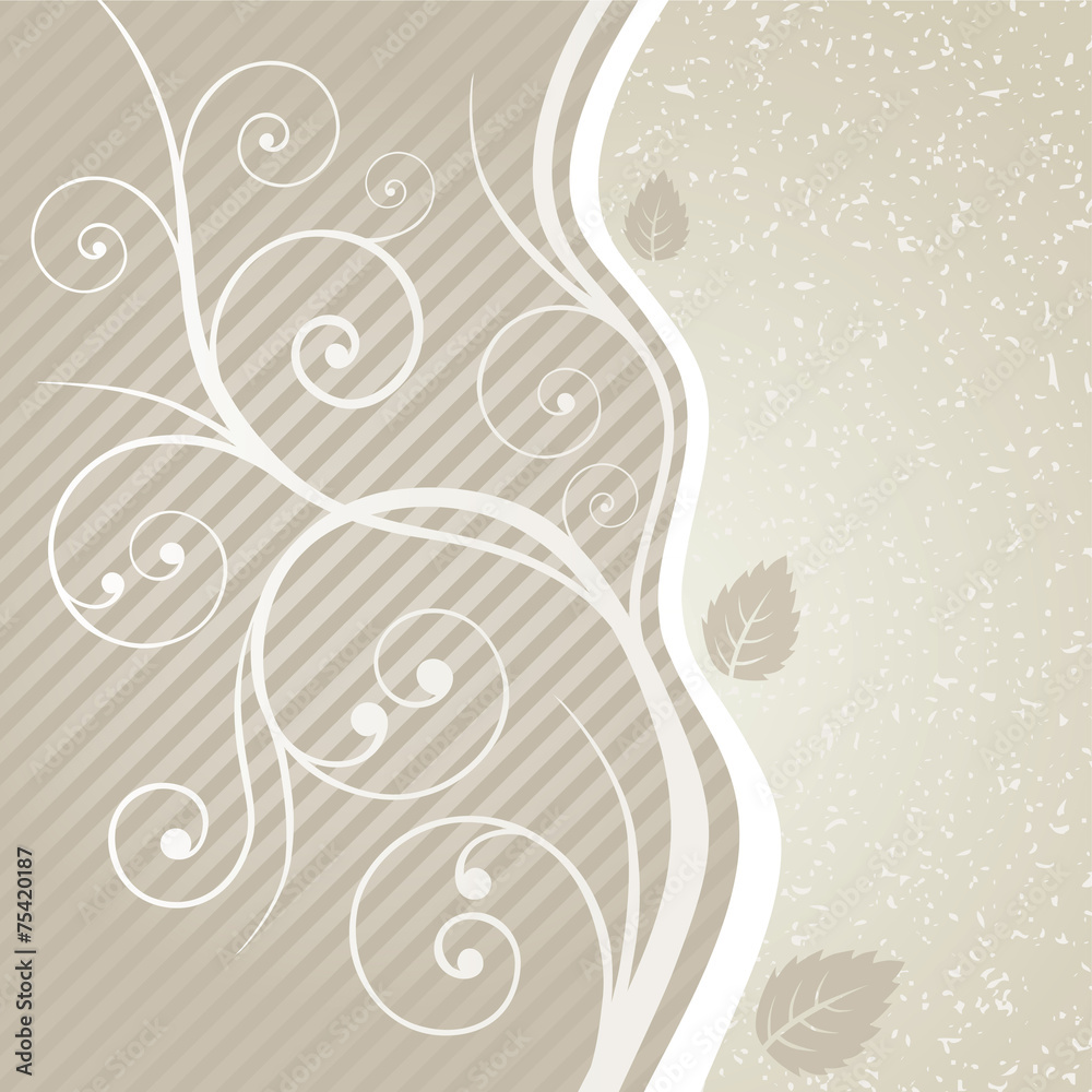 Luxury golden floral swirls and leaves design Luxury golden floral swirls and leaves design