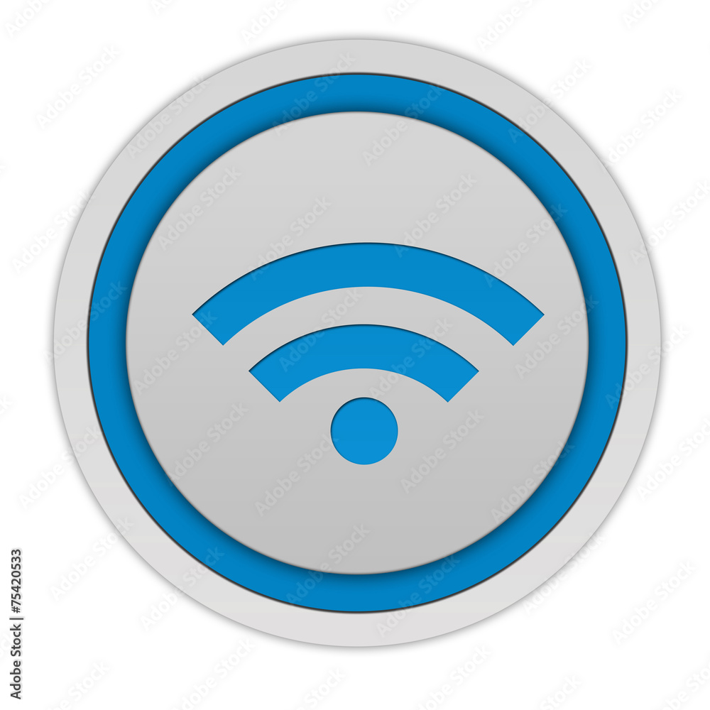 signal circular icon on white background signal circular icon on white background